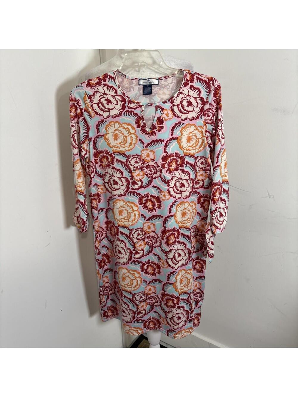 Stella Parker Floral Pineapple Swim Dress Small New